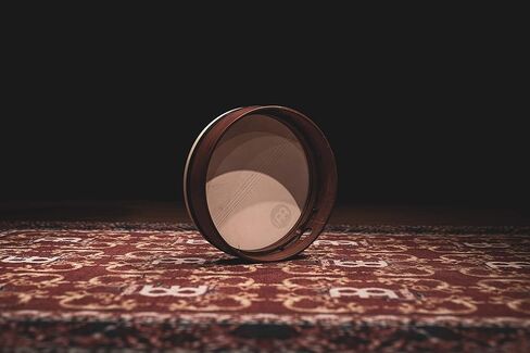 Meinl Percussion 14" Frame Drum with Strings for Buzzing Effect, Bendir-NOT Made in China-Goat Skin Head, Antique Brown Finish, 2-Year Warranty, (FD14BE) in Kuwait