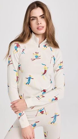 سترة علوية للسيدات من Sweaty Betty مصنوعة من قماش الجاكار للتزلج in Saudi Arabia