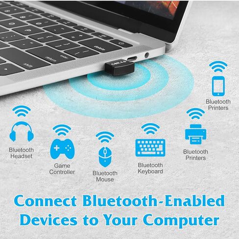 محول UrbanX USB بلوتوث 4.0 دونجل نقل لاسلكي لـ HP Pavilion يدعم جميع أنظمة التشغيل Windows 10 8.1 8 7 XP Vista in Saudi Arabia