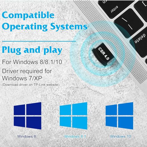 محول UrbanX USB بلوتوث 4.0 دونجل نقل لاسلكي لـ HP Pavilion يدعم جميع أنظمة التشغيل Windows 10 8.1 8 7 XP Vista in Saudi Arabia