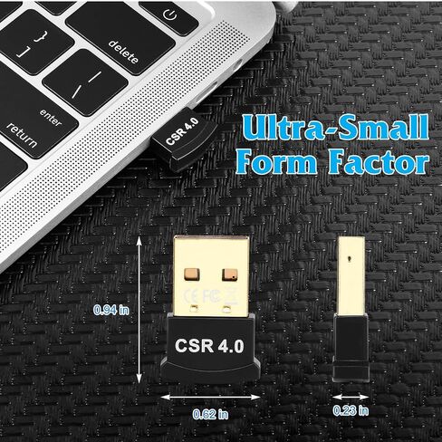 محول UrbanX USB بلوتوث 4.0 دونجل نقل لاسلكي لـ HP Pavilion يدعم جميع أنظمة التشغيل Windows 10 8.1 8 7 XP Vista in Saudi Arabia