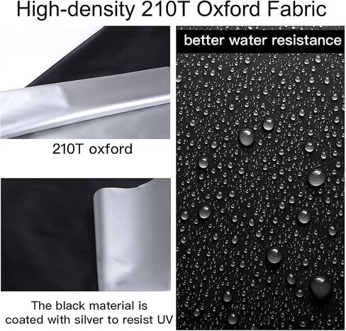 kayme 4 Passenger Golf Cart Cover, Heavy Duty Outdoor Cover for Ez Go Club Car Yamaha Golf Carts, Waterproof Sunproof Dustproof (Up to 112 Inch) in Saudi Arabia