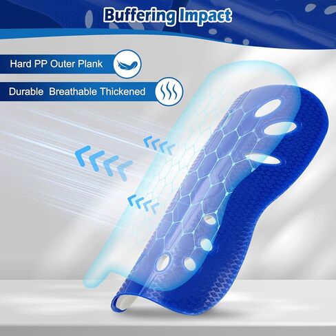 واقيات قصبة القدم لكرة القدم، زوجان من أكمام واقي قصبة الساق خفيفة الوزن وجيدة التهوية للبالغين والأطفال، واقيات ساق الساق للشباب والرجال والنساء in Kuwait