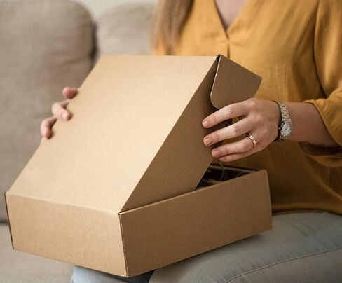 7x6x3 inch Shipping Boxes Pack of 25，Livejun Brown Corrugated Cardboard Box Mailer Boxes for Packaging Small Business Shipping，Boxes for Birthday Wedding Party Gift Giving (7 x 6 x 3) in Saudi Arabia
