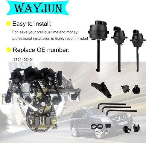2721402401 Intake Engine Manifold Air Flap Adjuster Repair Kit Compatible for M272 C300 E350 Engine in Saudi Arabia