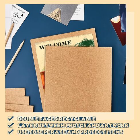 Henoyso 110 Pack Corrugated Cardboard Sheets Flat Cardboard Sheets Packaging Inserts Flat Square Inserts Squares Separators for Shipping Packing Mailing Crafts (5 x 7 Inch,Brown) in Saudi Arabia