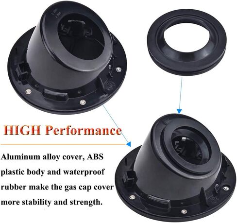 غطاء غطاء الغاز، غطاء حشو الوقود لباب خزان الوقود متوافق مع 2007-2017 Jeep Wrangler JK & JKU. in Kuwait