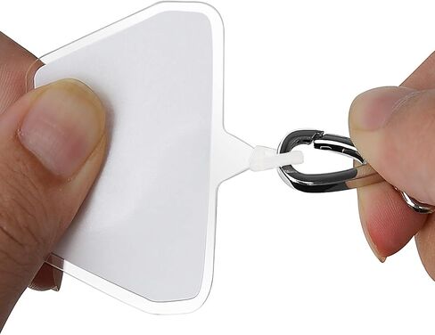 COCASES 4 Pack Phone Tether Tab, Phone Strap Connector for Cell Phone Safety Lanyard Patch (White x4) in Saudi Arabia