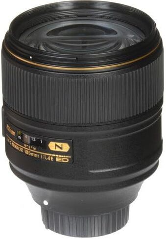 عدسة نيكون AF-S FX NIKKOR مقاس 105 ملم f/1.4 ED مع تركيز تلقائي لكاميرات نيكون DSLR (مجددة معتمدة) in Saudi Arabia