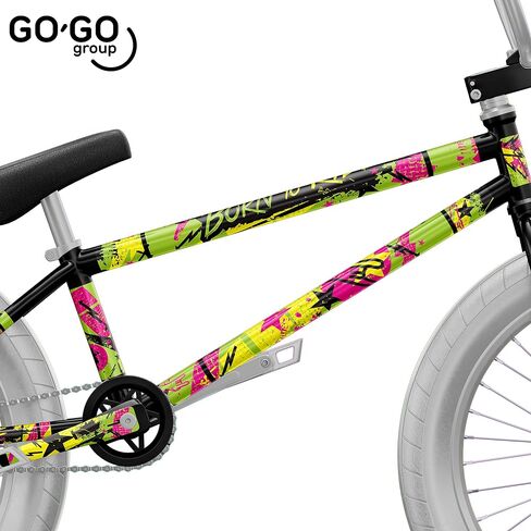غلاف حماية دراجة GO-GO.Group BMX، شارات الفينيل، ملصق حماية غطاء الإطار (Born to Ride) in Saudi Arabia