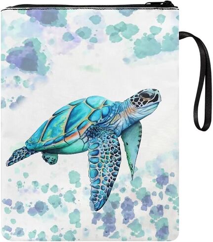 Suobstales Add Your Name or Photo on Books Sleeve with Zipper Customization Book Cover Protector Sleeve for Paperback Hardcover Book Nerd Gift for Girls Teens Kids in Saudi Arabia