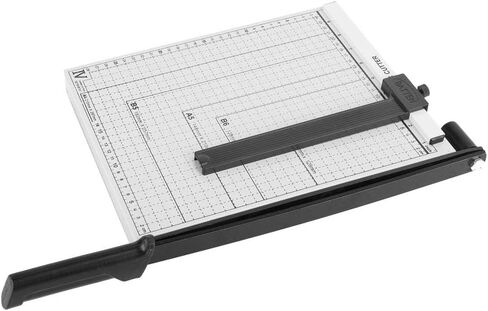 قطاعة ورق، مقصلة معدنية بيضاء A4/B5/A5/B6/B7 أداة تشذيب قطع الورق لصور ورق القسيمة in Kuwait