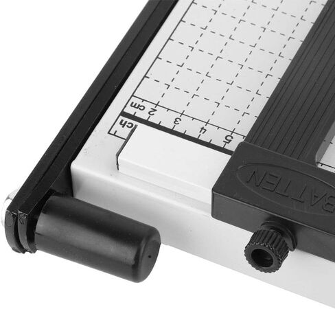 قطاعة ورق، مقصلة معدنية بيضاء A4/B5/A5/B6/B7 أداة تشذيب قطع الورق لصور ورق القسيمة in Kuwait