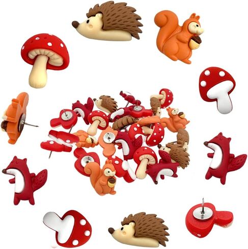25 pcs Creative Push Pins Whiteboard Cork Board Paper Bulletin Board Photo Wall Map Note Memo Small Drawing Pin Office Decoration Accessories in Saudi Arabia