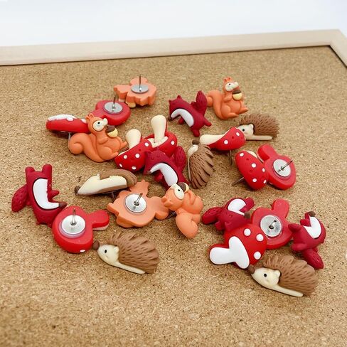 25 pcs Creative Push Pins Whiteboard Cork Board Paper Bulletin Board Photo Wall Map Note Memo Small Drawing Pin Office Decoration Accessories in Saudi Arabia