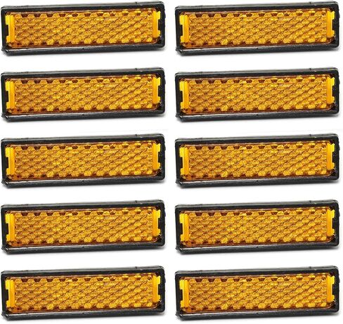 عاكس دواسة Magic&Shell 10 قطع من دواسة التحذير للسلامة الليلية، ملحقات الدراجة العاكسة للدراجات الجبلية على الطرق in Kuwait