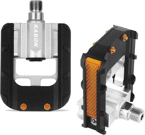KABON Folding Bike Pedals, Bicycle Foldable Pedals with Aluminum, Universal 9/16 inch Non-Slip Cycling Pedals for Folding Bike, BMX Bike, Road Bike, Mountain Bike MTB in Saudi Arabia