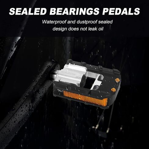KABON Folding Bike Pedals, Bicycle Foldable Pedals with Aluminum, Universal 9/16 inch Non-Slip Cycling Pedals for Folding Bike, BMX Bike, Road Bike, Mountain Bike MTB in Saudi Arabia