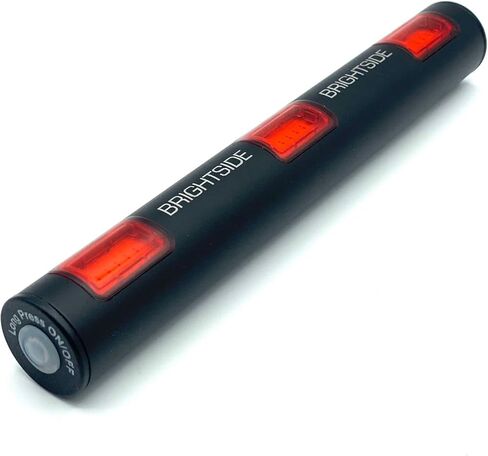 ضوء شريط خلفي برايت سايد. ضوء دراجة Stay Seen لجميع راكبي الدراجات على الطرق. زاوية واسعة 18 مصباح LED فائق السطوع لركوب النهار والليل. in Kuwait