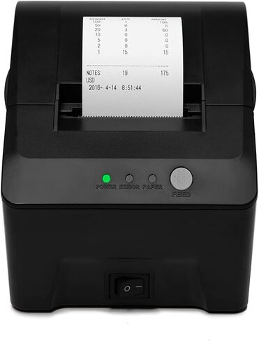 طابعة Ten-Tatent لآلة عداد الفواتير، آلة عد النقود ذات الطوائف المختلطة، متوافقة مع جميع ماكينات النقد Ten-Tatent، الاتصال والاستخدام in Kuwait