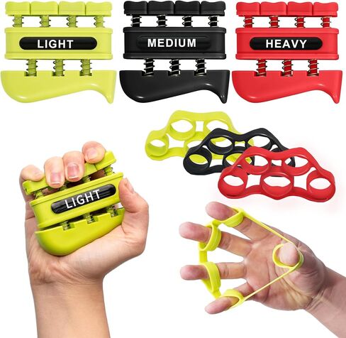 Grip Strength Trainer, Finger Strength Trainer for Grip Strength Training for Fingers, Wrists, and Hands for Home, Office, Gym, Climbing, Athletes, Musicians, and Therapy in Saudi Arabia