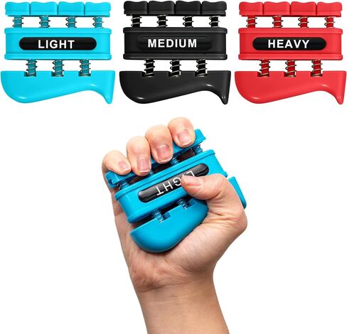 Grip Strength Trainer, Finger Strength Trainer for Grip Strength Training for Fingers, Wrists, and Hands for Home, Office, Gym, Climbing, Athletes, Musicians, and Therapy in Saudi Arabia
