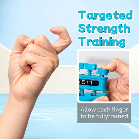 Grip Strength Trainer, Finger Strength Trainer for Grip Strength Training for Fingers, Wrists, and Hands for Home, Office, Gym, Climbing, Athletes, Musicians, and Therapy in Saudi Arabia