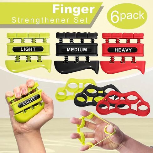 Grip Strength Trainer, Finger Strength Trainer for Grip Strength Training for Fingers, Wrists, and Hands for Home, Office, Gym, Climbing, Athletes, Musicians, and Therapy in Saudi Arabia