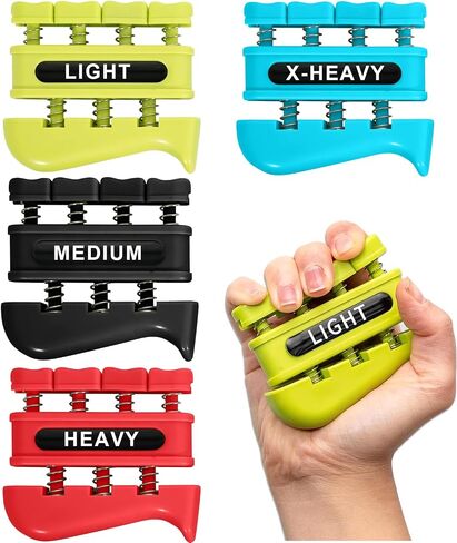 Grip Strength Trainer, Finger Strength Trainer for Grip Strength Training for Fingers, Wrists, and Hands for Home, Office, Gym, Climbing, Athletes, Musicians, and Therapy in Saudi Arabia
