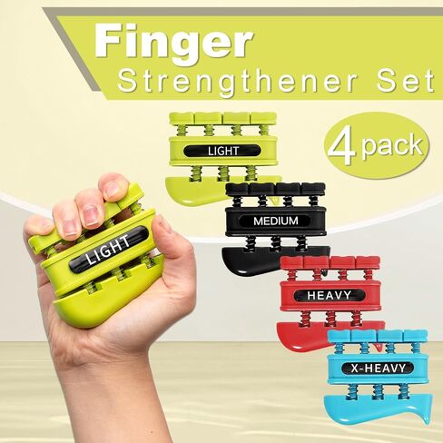 Grip Strength Trainer, Finger Strength Trainer for Grip Strength Training for Fingers, Wrists, and Hands for Home, Office, Gym, Climbing, Athletes, Musicians, and Therapy in Saudi Arabia