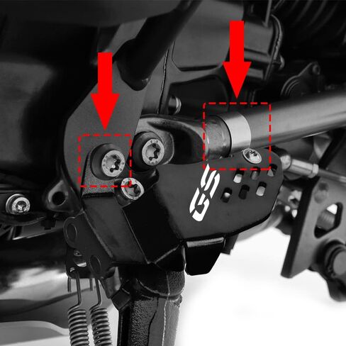 For BMW R1200 R1250 GS Adventure R1250GS HP -2022 Motorcycle Sidestand Side Stand Switch Protector Guard Cover Cap R 1200 1250 GSA R1250GSA R1200GS adv R1250R R1250RS R1200R R1200RS (Gold) in Saudi Arabia