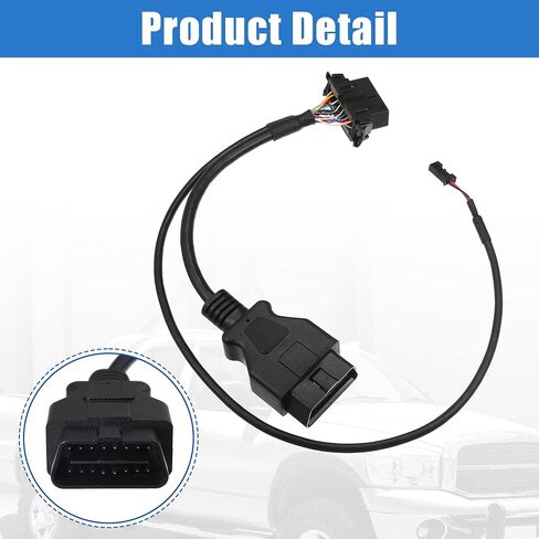 X AUTOHAUX بوابة الأمن تجاوز Obd2 كابل استبدال ل دودج ل Ram 1500 2018-2020 ل دودج ل Ram 2500 2018-2020 in Saudi Arabia