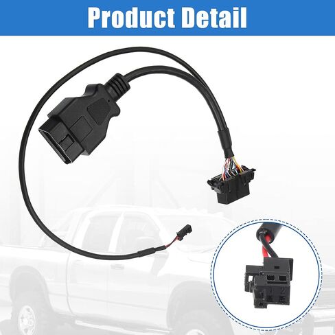X AUTOHAUX بوابة الأمن تجاوز Obd2 كابل استبدال ل دودج ل Ram 1500 2018-2020 ل دودج ل Ram 2500 2018-2020 in Saudi Arabia