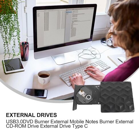 3 قطع مشغل الموقد لأجهزة الكمبيوتر المحمول الخارجية/محرك الأقراص لأجهزة الكمبيوتر المحمول من النوع c محرك الكاتب ROM محرك بلوراي الخارجي محرك إعادة كتابة مشغل الأقراص القارئ من النوع c سائق USB الكاتب CD ملاحظات ثلاثية الأبعاد بلاستيك in Kuwait