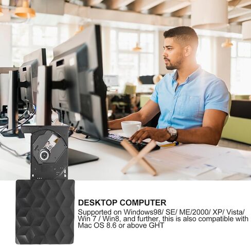 3 قطع مشغل الموقد لأجهزة الكمبيوتر المحمول الخارجية/محرك الأقراص لأجهزة الكمبيوتر المحمول من النوع c محرك الكاتب ROM محرك بلوراي الخارجي محرك إعادة كتابة مشغل الأقراص القارئ من النوع c سائق USB الكاتب CD ملاحظات ثلاثية الأبعاد بلاستيك in Kuwait