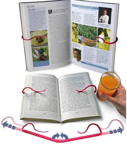 3 عبوات من حامل الكتب القابل للطي، حامل صفحات الكتاب البلاستيكي، حامل الكتب، مشابك دعم الكتاب لقراءة حامل الكتاب المحمول، مشبك دعم in Kuwait