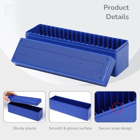 Coin Slab Storage Boxes with 20 Slots, 3 Pcs plastic Coin Holder Organizer Boxes for 60 Coin Slabs, Coin Storage Cases Compatible with PCGS NGC PMGab Coin Holders(Include Boxes Only) in Saudi Arabia
