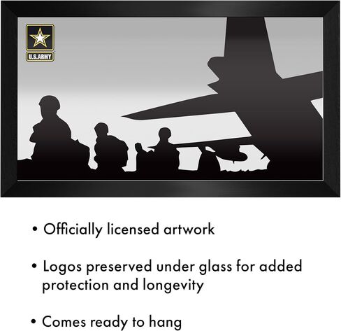 مرآة شريطية بإطار أسود من جيش الولايات المتحدة in Saudi Arabia