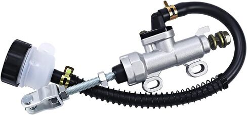 Cyleto أسطوانة الفرامل الرئيسية لـ 50cc 70cc 110cc 125cc Yerf Dog 150cc Arctic Cat 400 600 700 EFI ATV H-nda 200X ATC 250R RD400 Yamaha Raptor 660 660R سوزوكي GSXR 600 750 (فضي) in Saudi Arabia