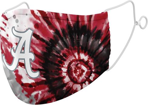 قناع الوجه من Top of the World NCAA Alabama Crimson Tide للجنسين، قناع وجه ملون بصبغة التعادل، Alabama Crimson Tide Cardinal، مقاس واحد (MTW_330) in Saudi Arabia