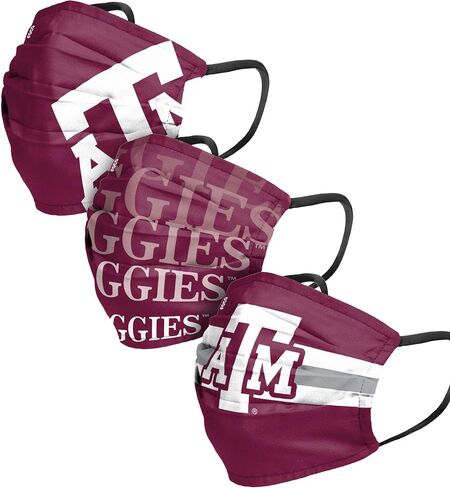 FOCO NCAA mens College Matchday Face Cover - Adult - 3 Pack in Kuwait