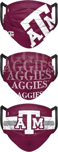 FOCO NCAA mens College Matchday Face Cover - Adult - 3 Pack in Kuwait