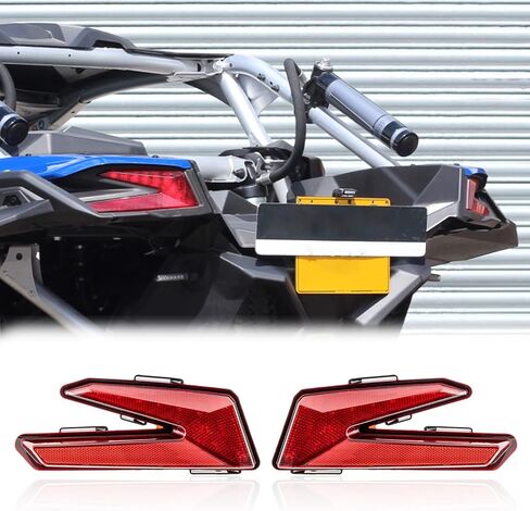 مجموعة المصابيح الخلفية من WeiSen، مصابيح خلفية للفرامل متوافقة مع 2017-2024 Can Am Maverick X3 XDS XRS Turbo R Max (استبدل OEM 710004743، 710004744) in Saudi Arabia