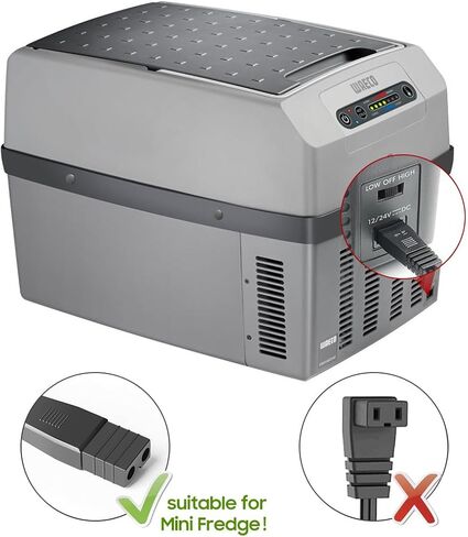12V Mini Fridge Adapter Compatible with Juggernog Edition GF15232 COD Call of Duty Black Ops 3 CallofDuty BlackOps III idea Planet EF8228 Cooler Dometic Mobicool Waeco Cristal Power Supply Cord in Saudi Arabia