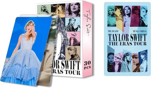 Music Singer Taylor Album Merch 30 Pcs Lomo Cards Singer Photocards for Fan Collections Set Dorm Decor Merchandise Gifts for Teen Girls Women (10 Grids 30 Pieces) in Saudi Arabia