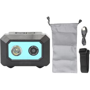 1080P Sports Camera, Head Mounted Action Camera with LED Headlight, Hands Non Wearable Body Camera, Video Camcorder with Elastic Headband, SOS Mode, for Outdoor