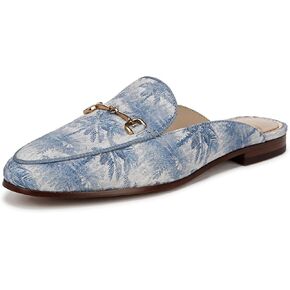 Sam Edelman Women's Linnie Loafer, Blue Palm Multi, 8.5