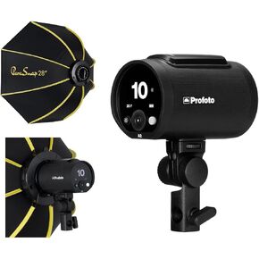 Profoto A2 The Little Big Off Camera Flash Head w/Glow 28" ParaSnap Octa Softbox
