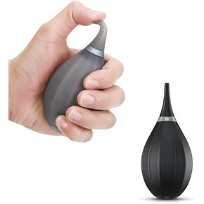 ‎Black Transparent + Black Soft Tip Silicone Camera Dust Blower Lens Air Blower