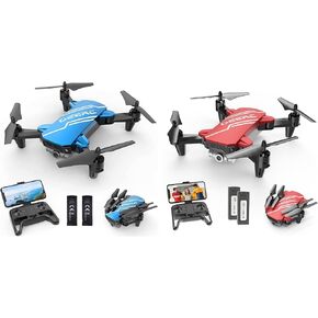 DEERC Drones for kids D20 Blue & D20 Red